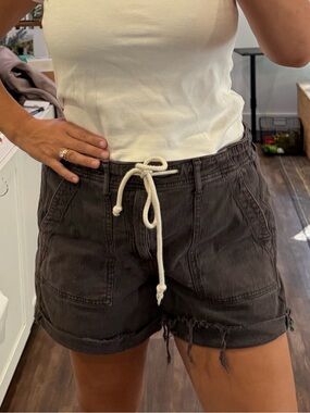 American Eagle Outfitters Gray Tie Shorts